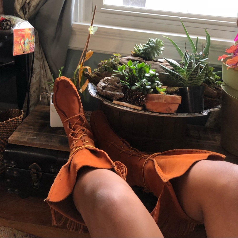 Knee high Moccasins